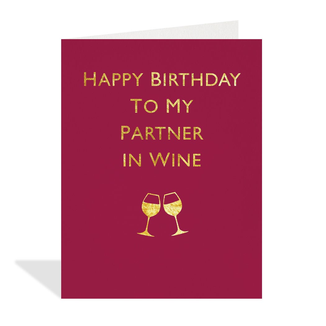 PARTNER IN CRIME ~ Never miss a celebration again, you’ll have every card you need to celebrate your partner all year round!